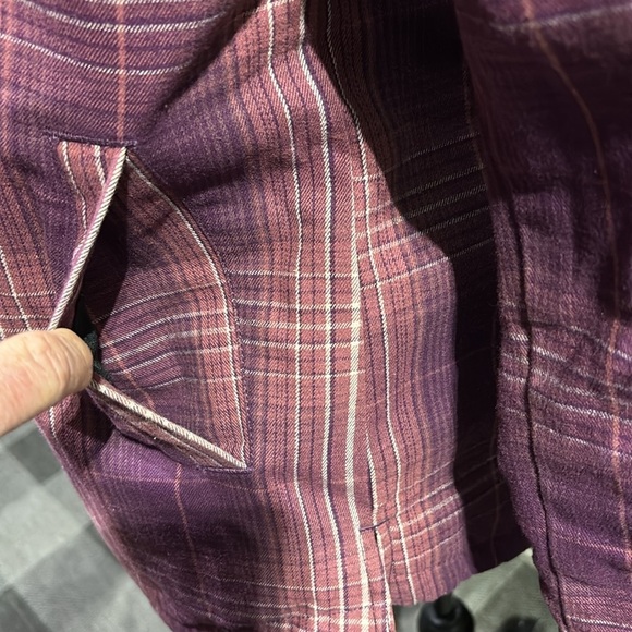 Ariat Rebar Flannel Hooded Shacket,shirt/jacket snap front,pockets,warm workwear - Picture 5 of 14